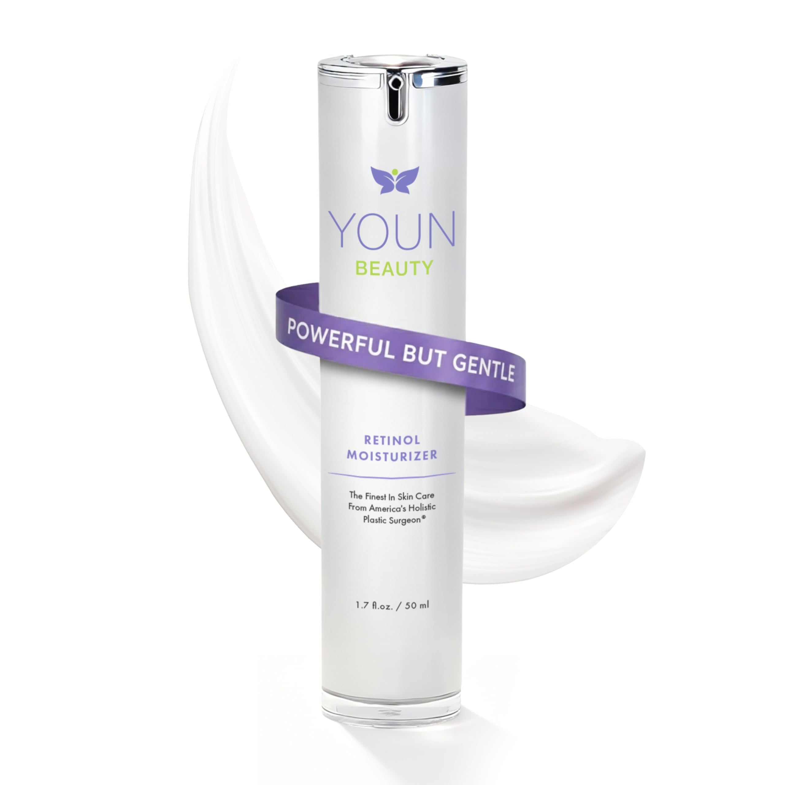 YOUN Beauty Retinol Night Cream Moisturizer for Face by - YOUN Beauty Official Imagery - 2