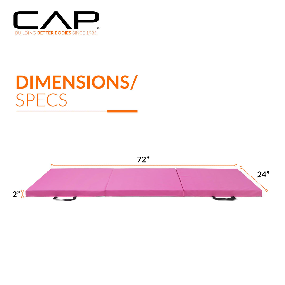 CAP Barbell Folding Exercise Mat Durable Anti Tear Thick - CAP Official Imagery - 5
