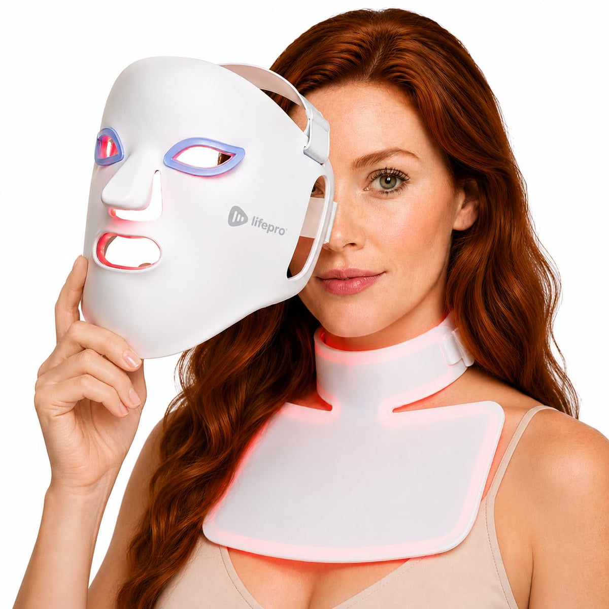 LifePro Revitaglow Red Light Therapy Mask - Premium Selection Official Imagery - 2