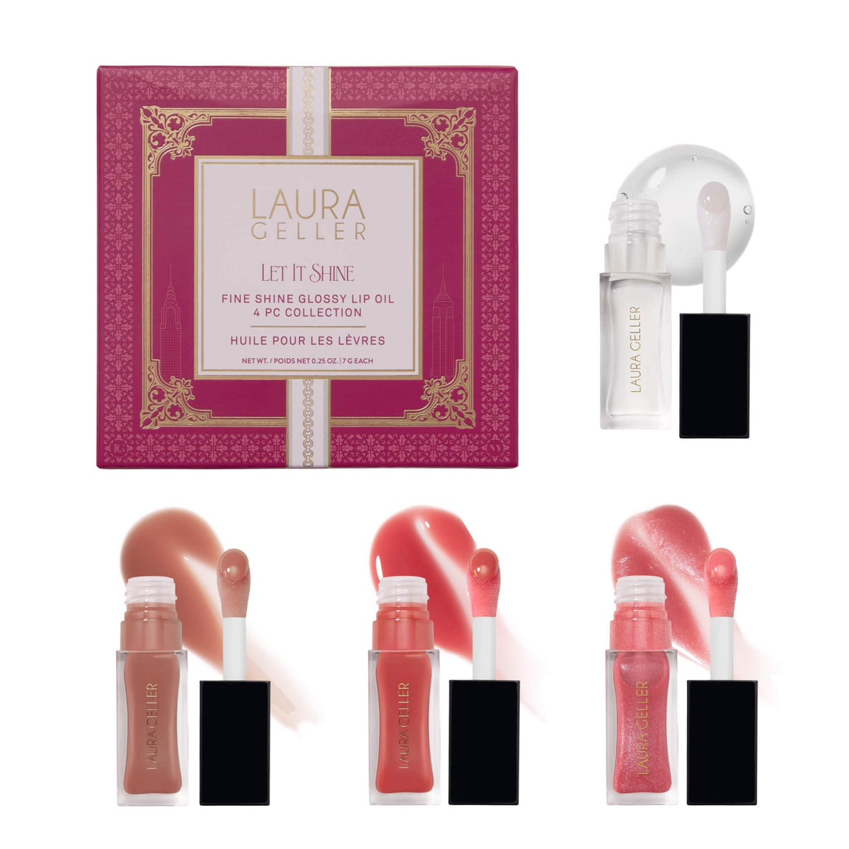 LAURA GELLER Fine Shine Glossy Lip Oil Hydrating - LAURA GELLER NEW YORK Official Imagery - 2