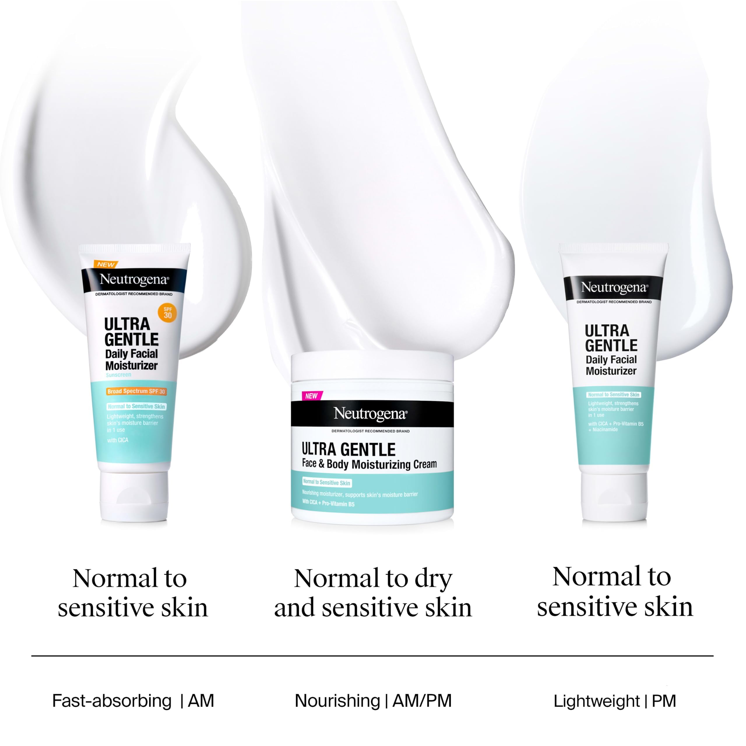 Neutrogena Ultra Gentle Daily Face Moisturizer, Fragrance-Free, - 4.6               4.6 out of 5 stars