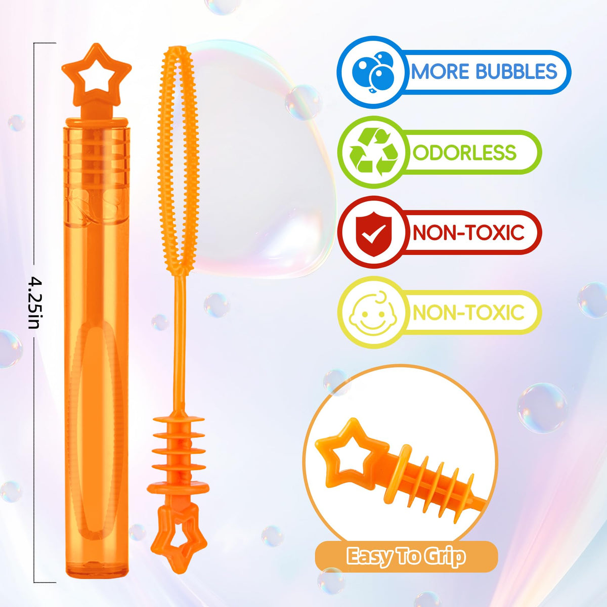 200 Pcs Mini Bubble Wands 10 Colors Circle Party Favors for - Baegzgx Official Imagery - 4