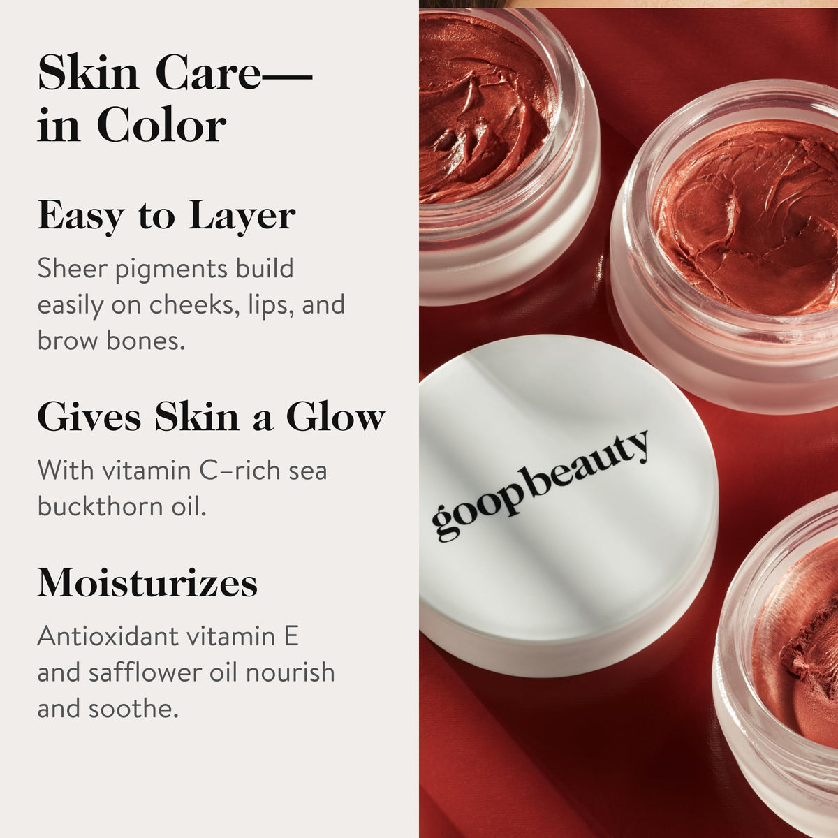 goop Beauty Vitamin C Eye Cream and Cream Blush Bundle - goop Official Imagery - 6