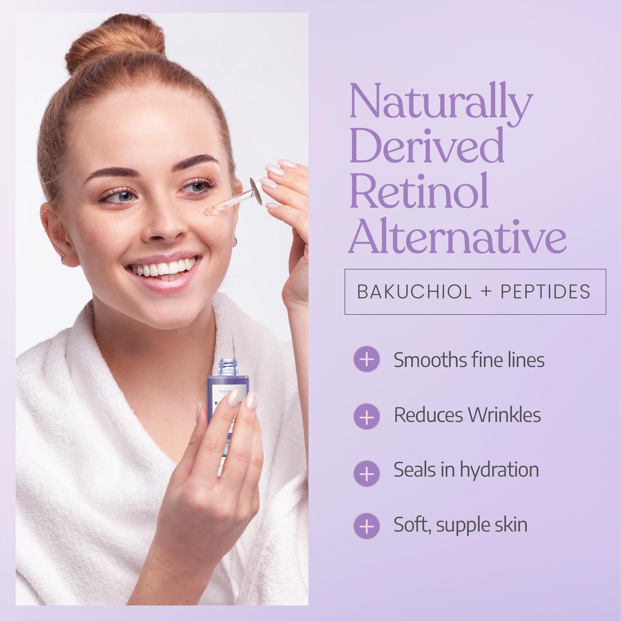 NUVODERMA Bakuchiol Face Serum – Bakuchiol Retinol Alternative – Organic - NUVODERMA Official Product View 7