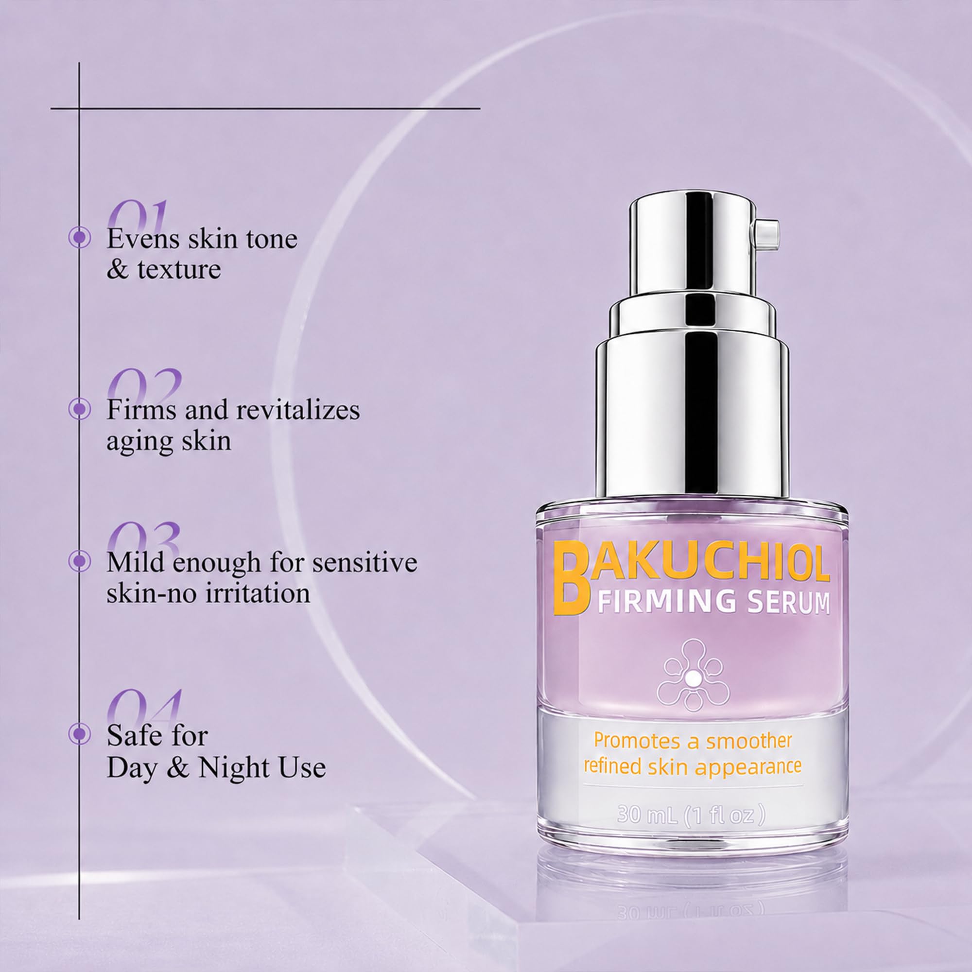 Bakuchiol Serum for Face Organic, Retinol Alternative for Glowing Skin - Generic Official Product View 7