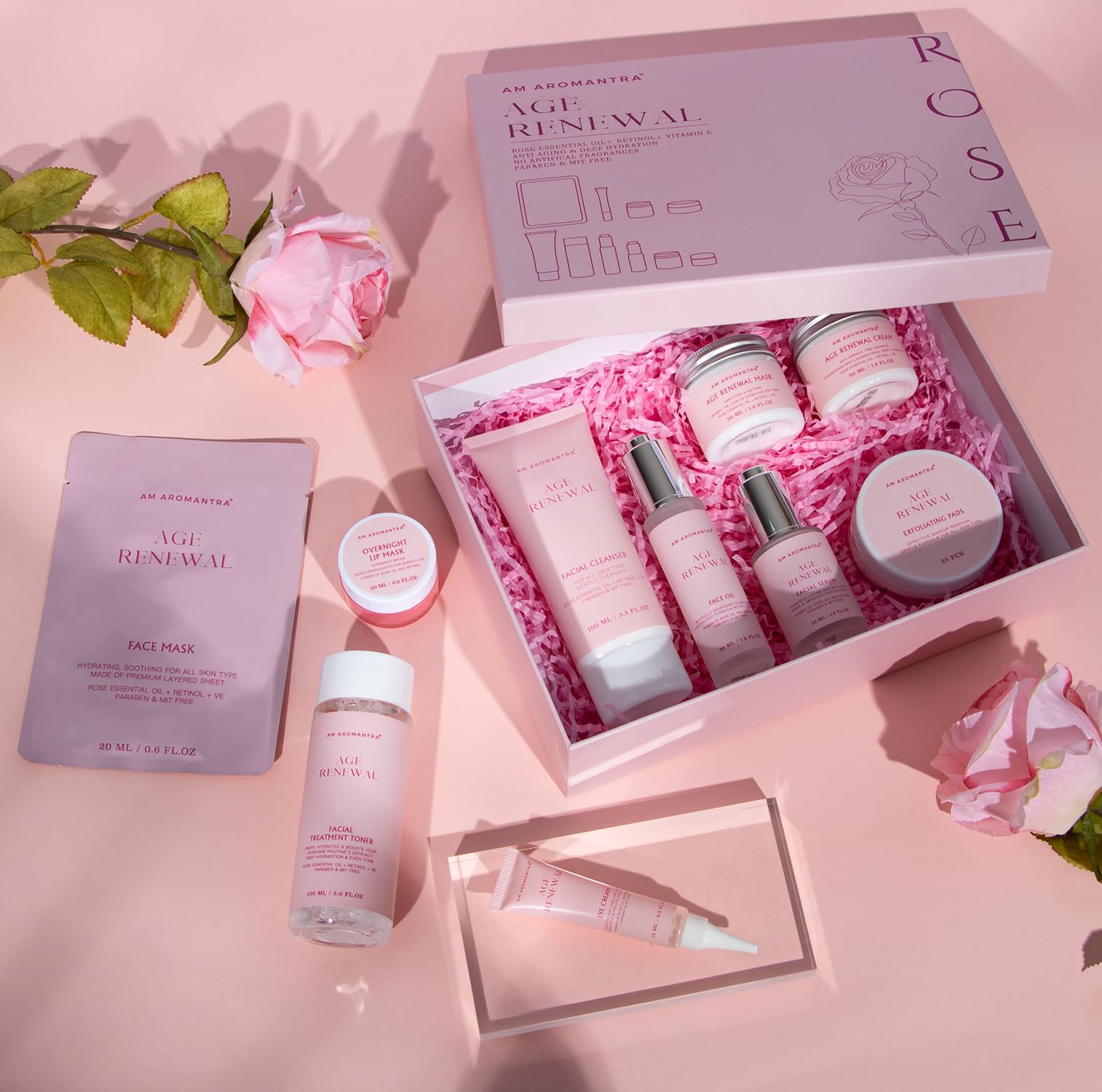 Mother's Day Gifts for Mom Skin Care Routine Kit for Women, - AM AROMANTRA