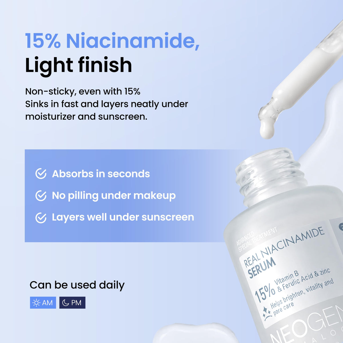 NEOGEN Dermalogy Real 15 Niacinamide Serum 1 01 oz - DERMALOGY by NEOGENLAB Official Imagery - 5