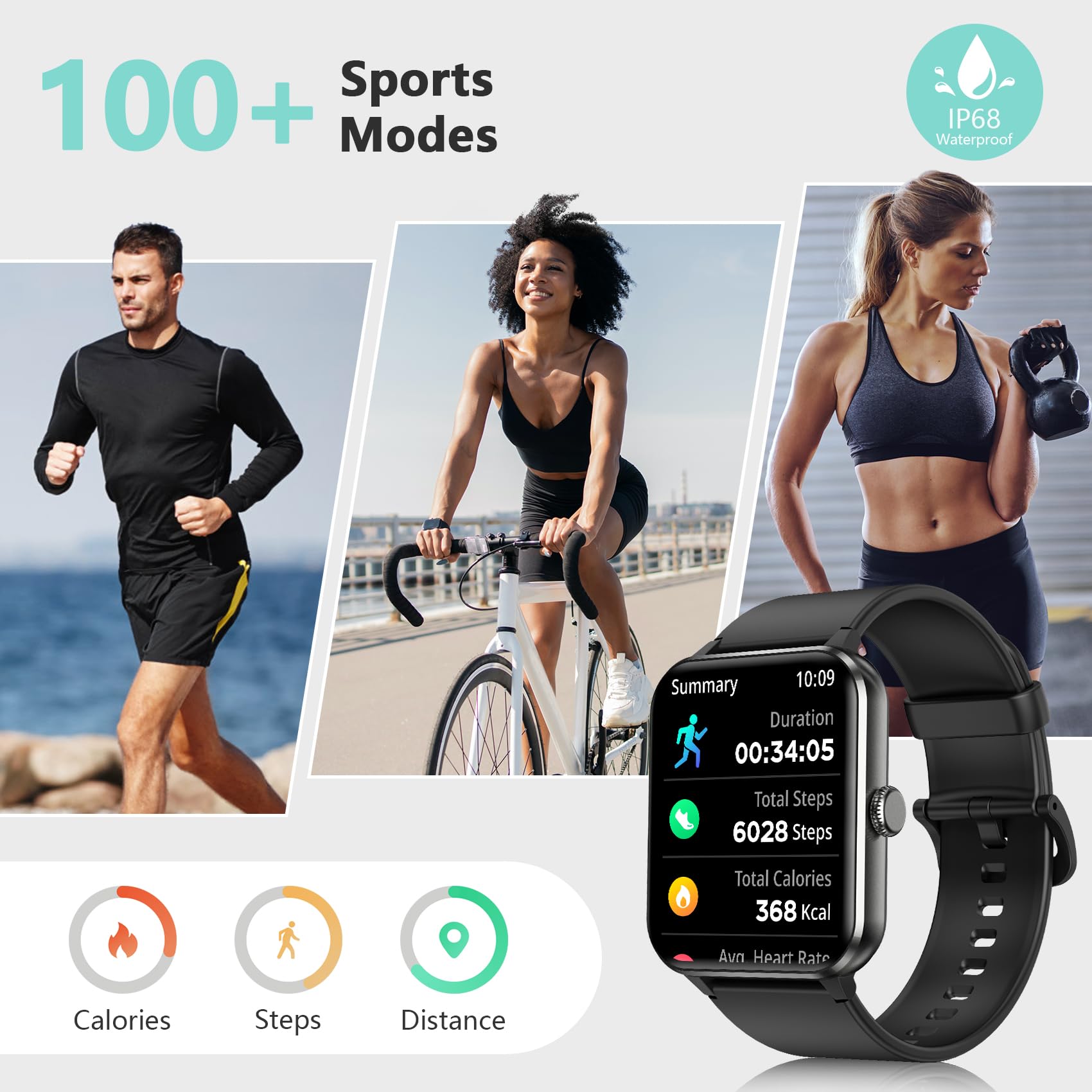 Blackview 2026 Smart Watch  , Fitness Watch for Men and Women with Hea - View 2