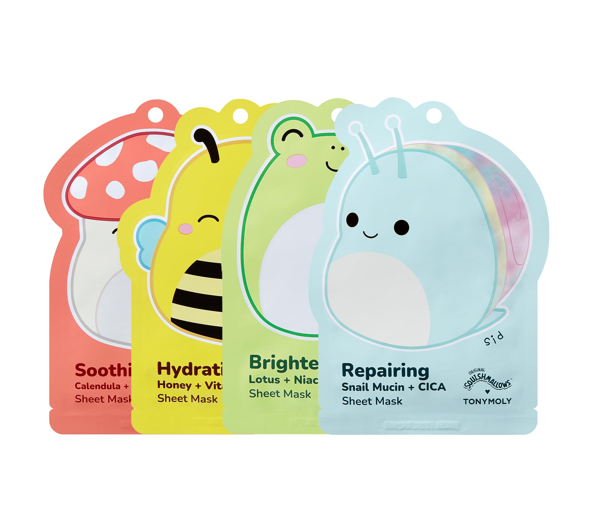 TONYMOLY x Squishmallows Patty the Cow Brightening Korean Face - TONYMOLY