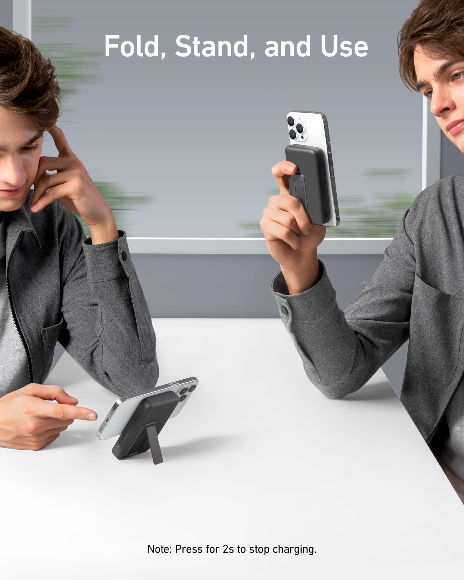 Anker 633 Magnetic Power Bank with Stand 10 000mAh Portable - Anker Official Imagery - 4