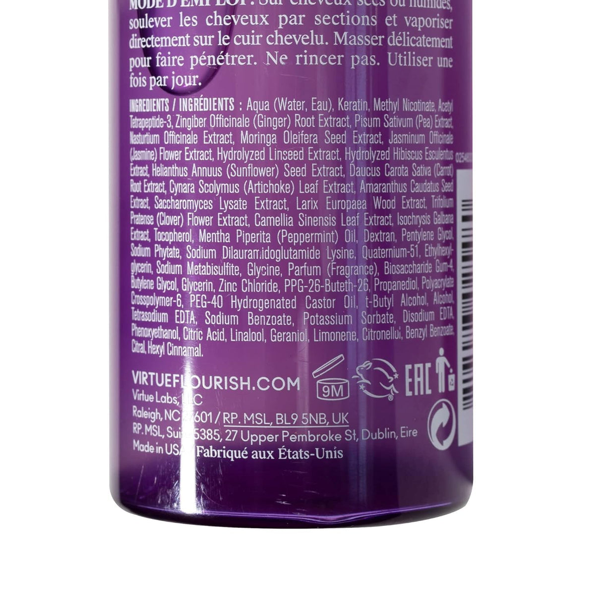 Virtue Flourish Hair Thinning Density Booster Spray - Premium Selection Official Imagery - 5
