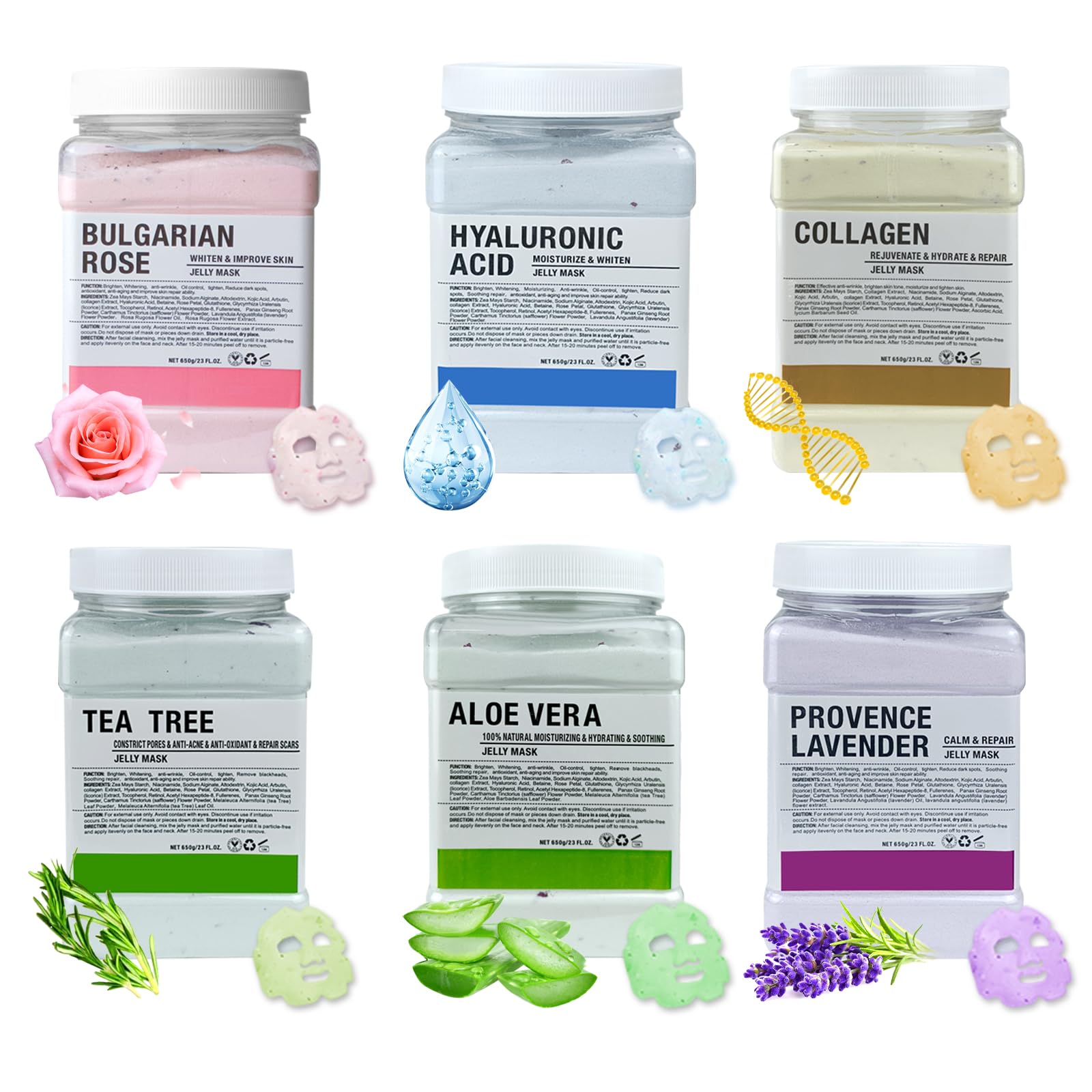 Jelly Mask for Facials Professional, Hydrating &amp; - Angeland