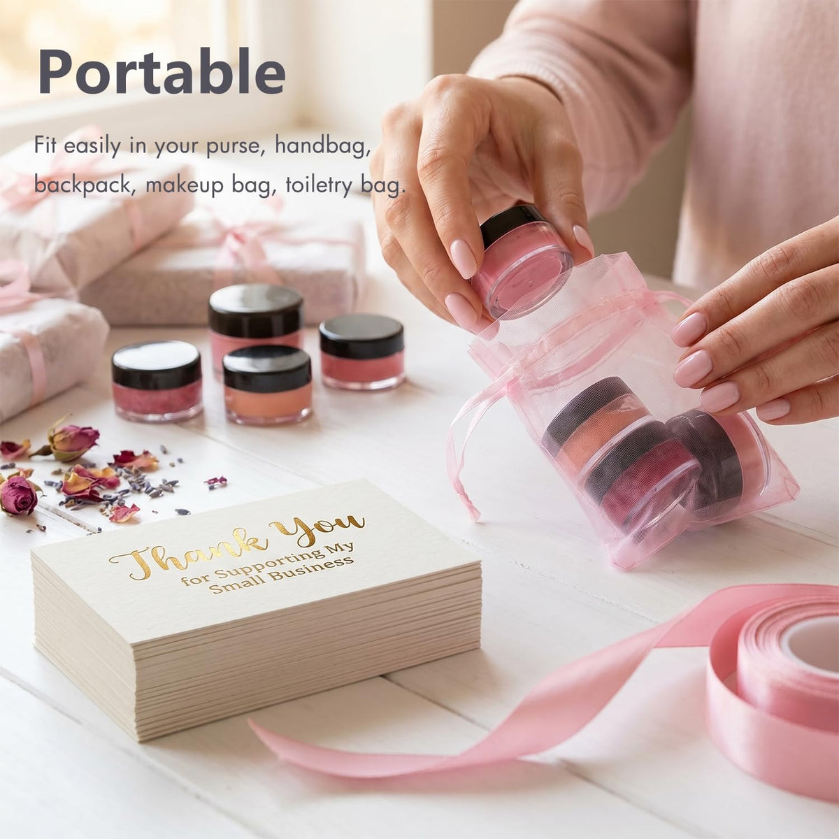 5 Gram Sample Containers 200 Count Small Travel Containers - GOLACKY Official Imagery - 3