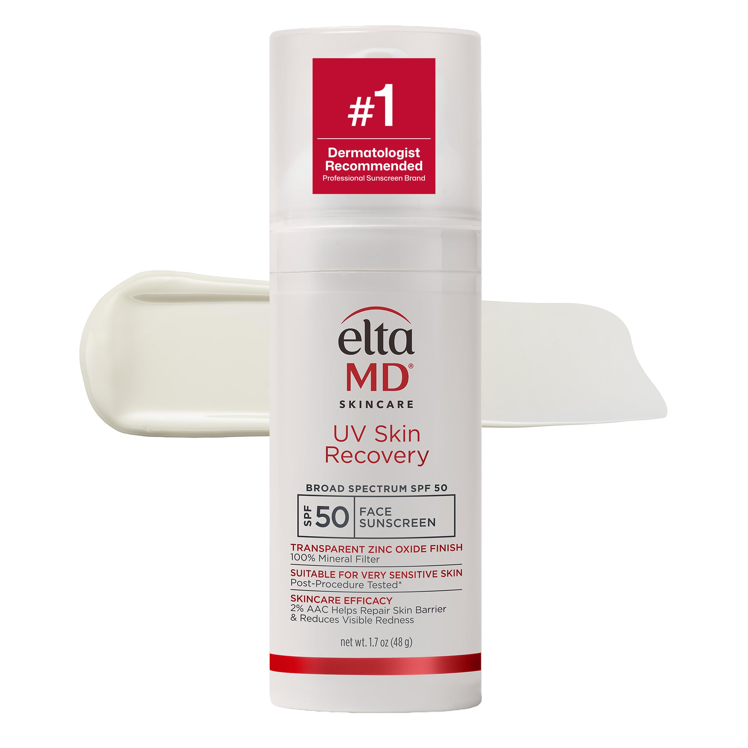 EltaMD UV Skin Recovery 100 Mineral Face Sunscreen SPF 50 - Premium Selection Official Imagery - 2