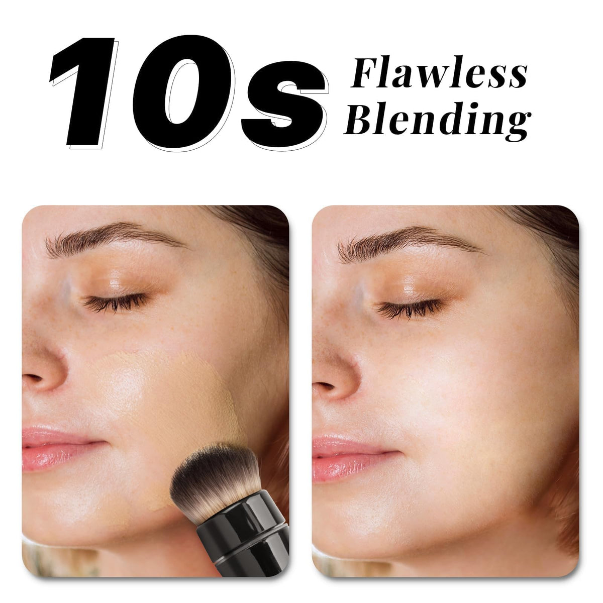 360 Electric Makeup Brush with 2 Replaceable Brush Heads 2 - Beauty Star Official Imagery - 4