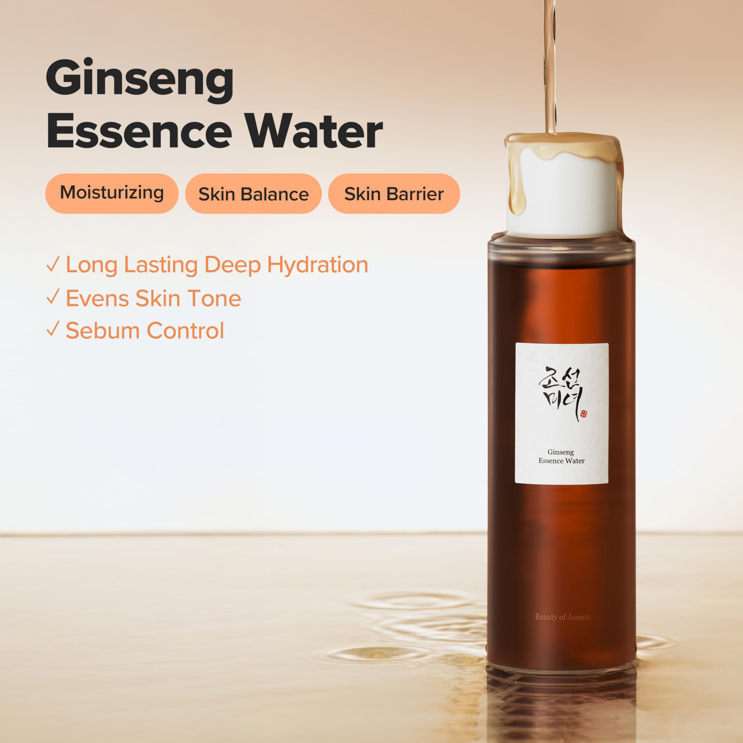 Beauty of Joseon Ginseng Essence Water Hydrating Face Toner for - Beauty of Joseon