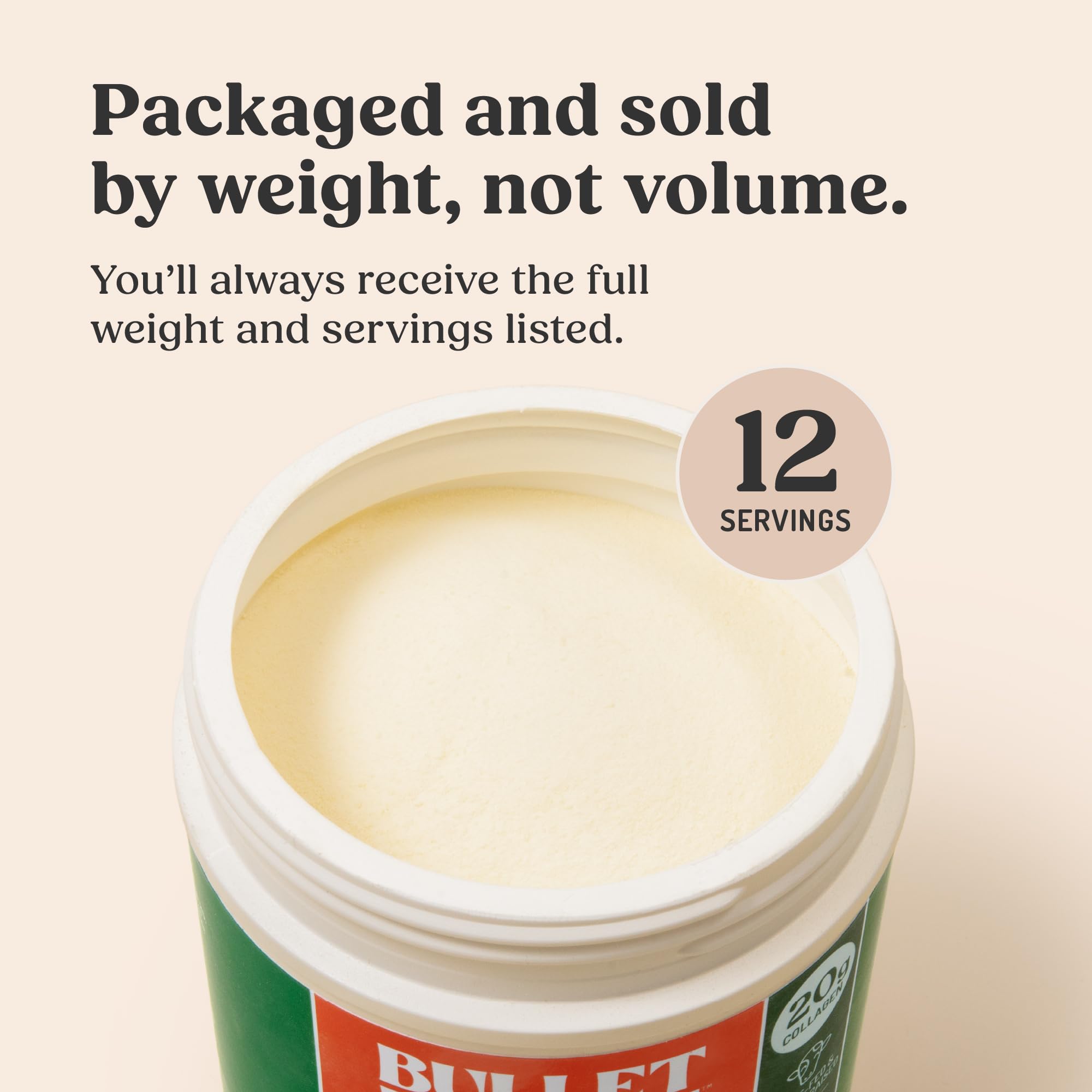 Bulletproof Unflavored Collagen Peptides Powder 20g Grass - Bulletproof Official Imagery - 6