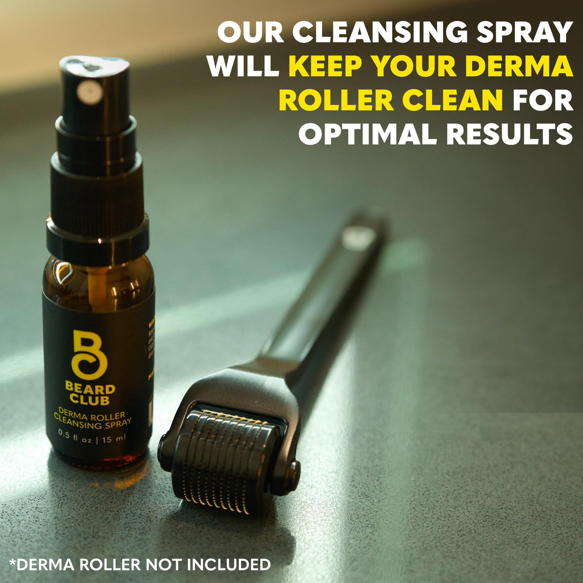 The Beard Club Derma Roller Replacement Head Cleansing Spray - The Beard Club Official Imagery - 5