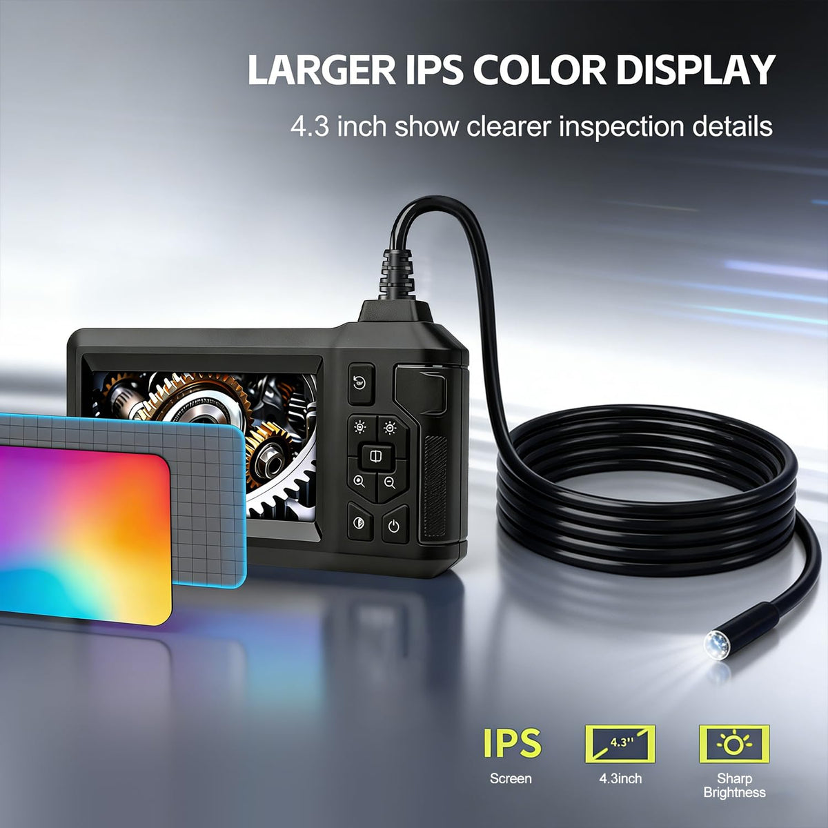 Endoscope Camera with Light Borescope Camera with 4 3 IPS - COOVIE Official Imagery - 6