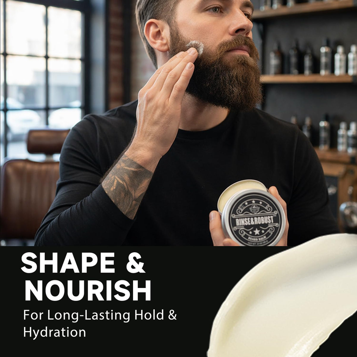 Rinse Robust Beard Kit for Men Christmas Gifts for Him Beard - Rinse & Robust Official Imagery - 7