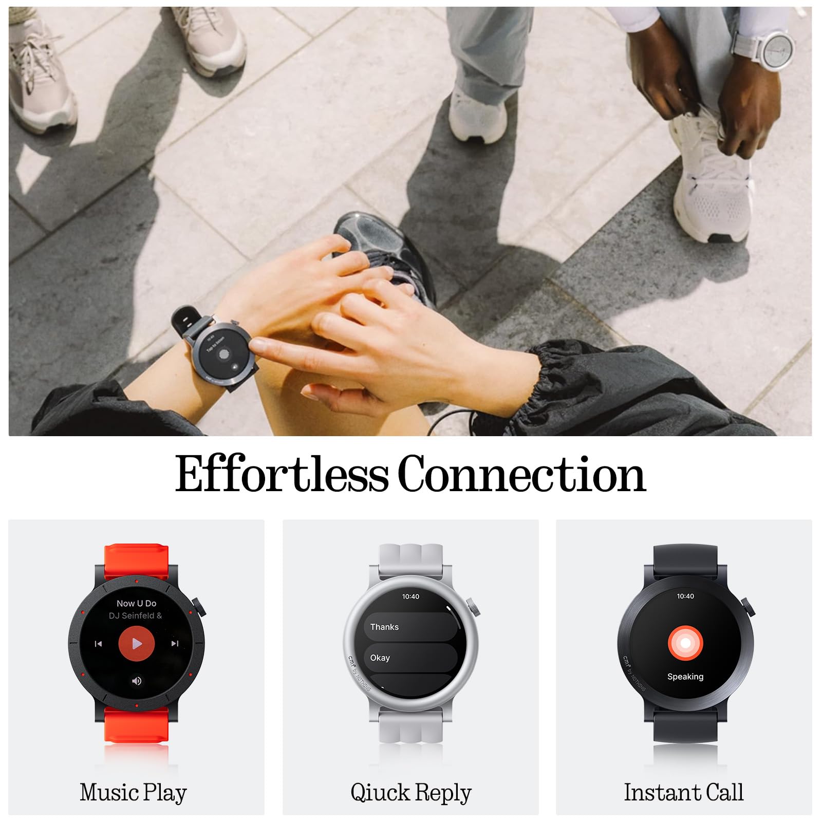 CMF BY Nothing Watch 3 Pro Smart Watch for Men Women, Bluetooth Call A - View 4