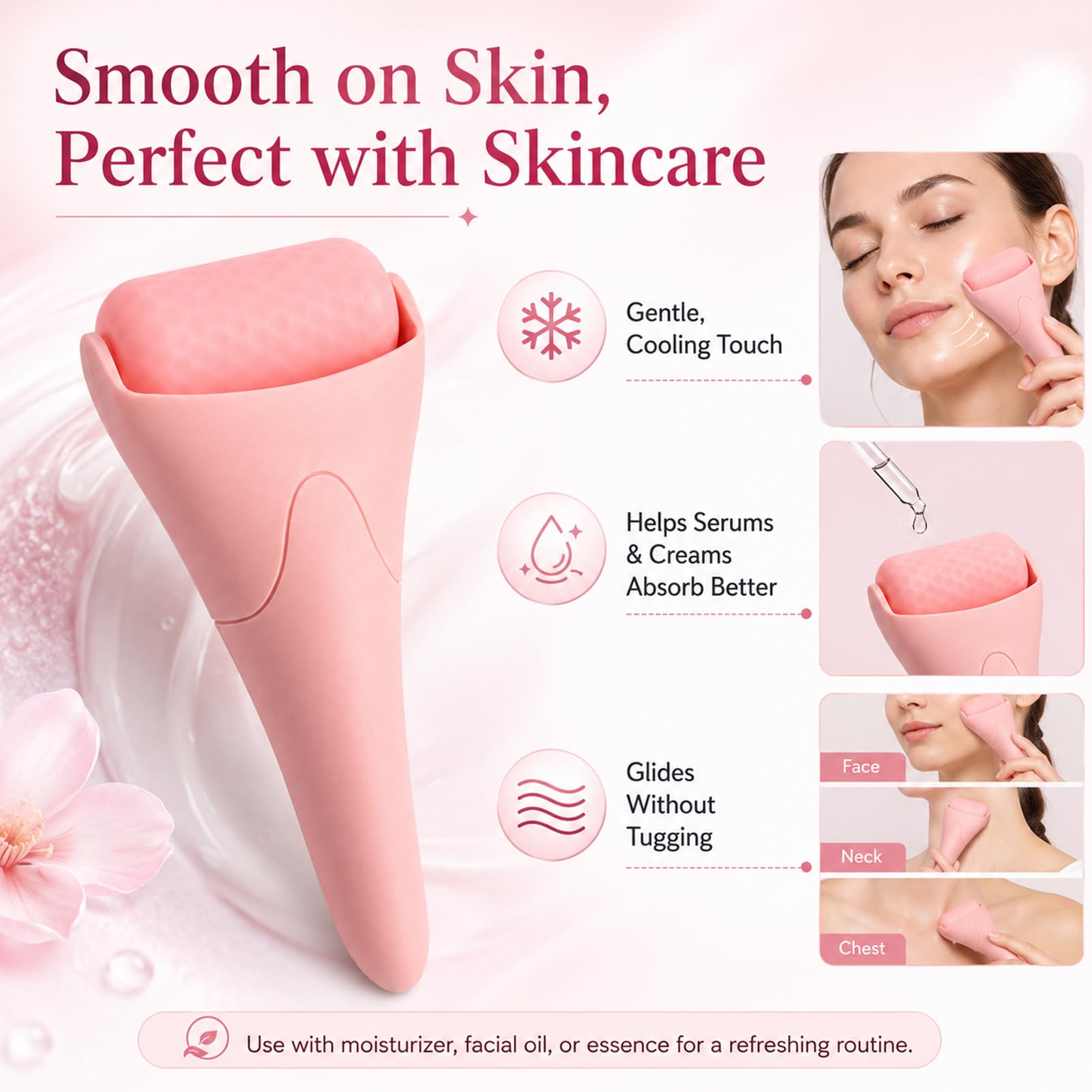 1 Pcs,Ice Roller Face Cold Therapy Tool,for Puffiness Migraine Relief