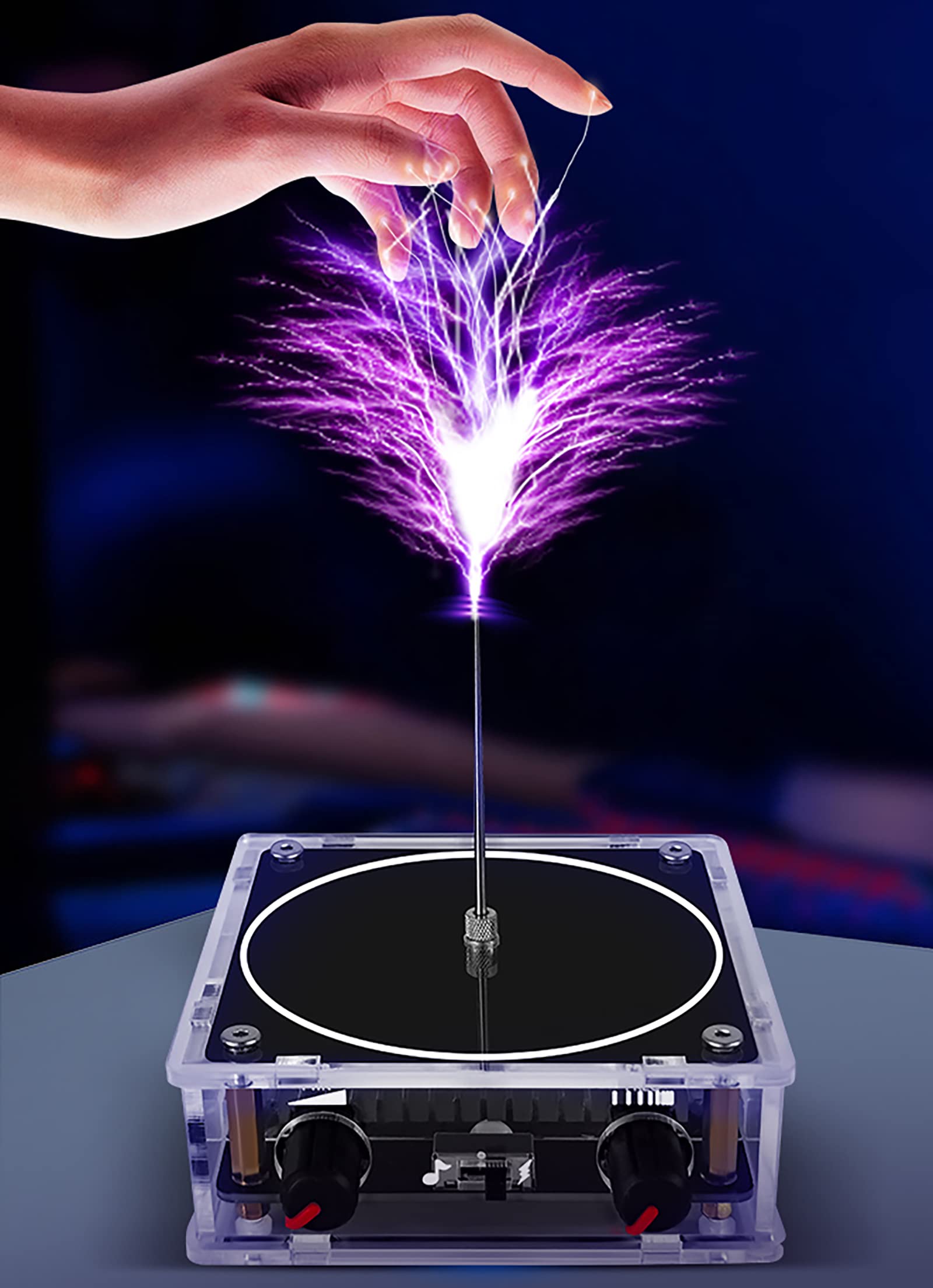 Koyzsen Music Tesla Coil Touchable Artificial Lightning Arc Plasma Loudspeaker D - Koyzsen Official Product View 2