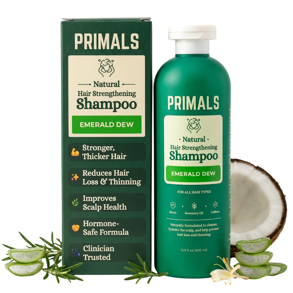 PRIMALS Hair Strengthening Shampoo - PRIMALS Official Imagery - 2