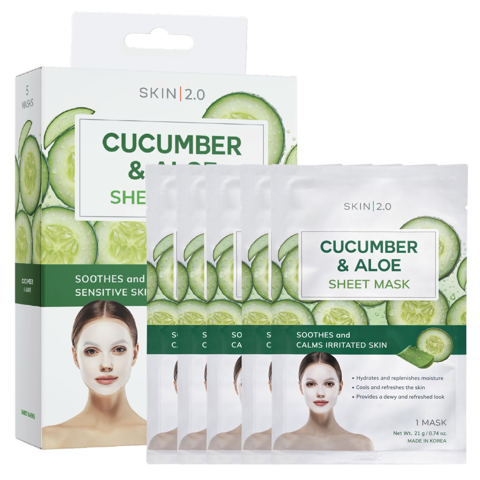 Skin 2.0 Vitamin C &amp; Collagen Sheet Mask - Skin 2.0