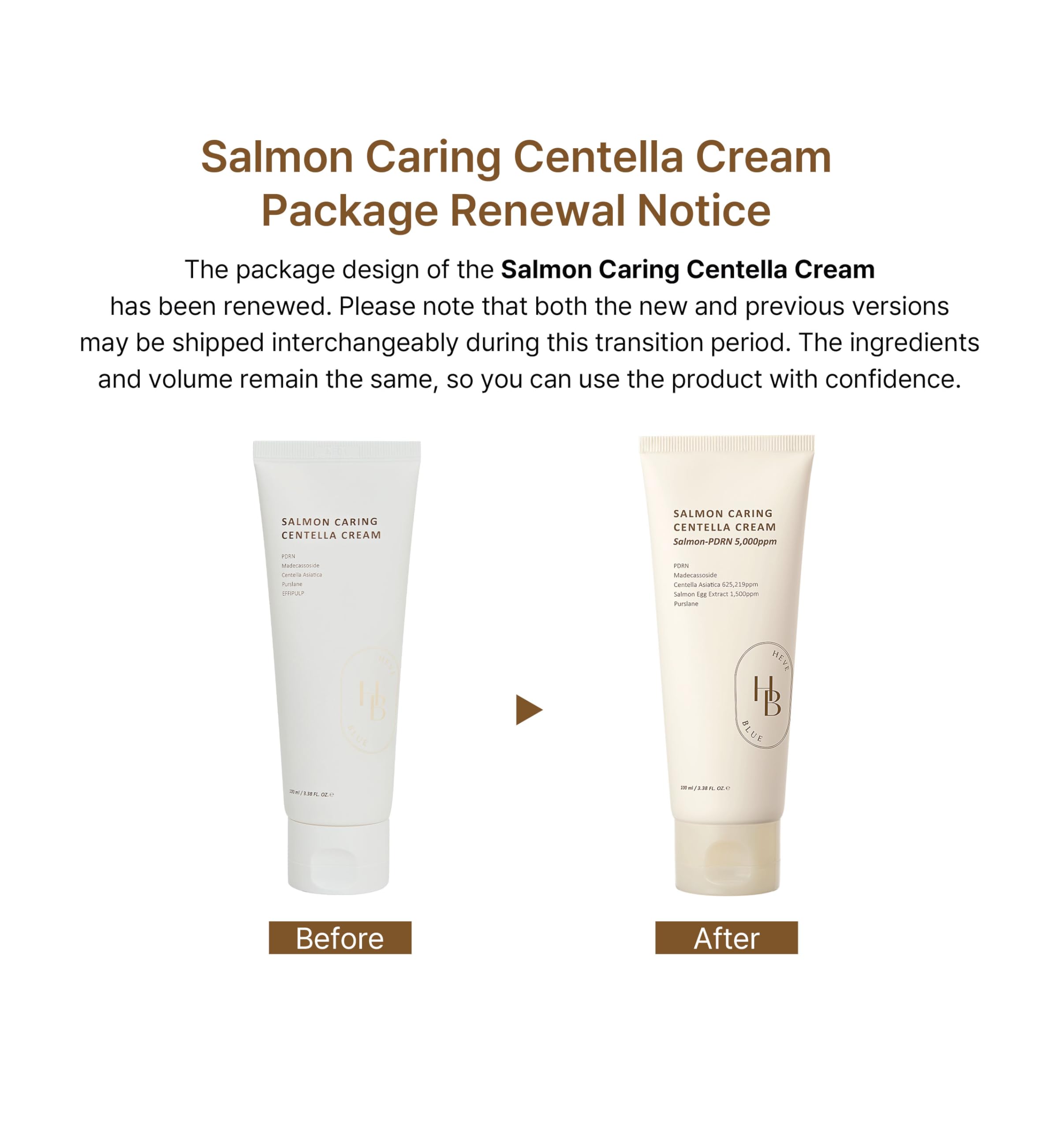 HEVEBLUE Salmon Caring Centella Cream - HEVEBLUE Official Imagery - 3