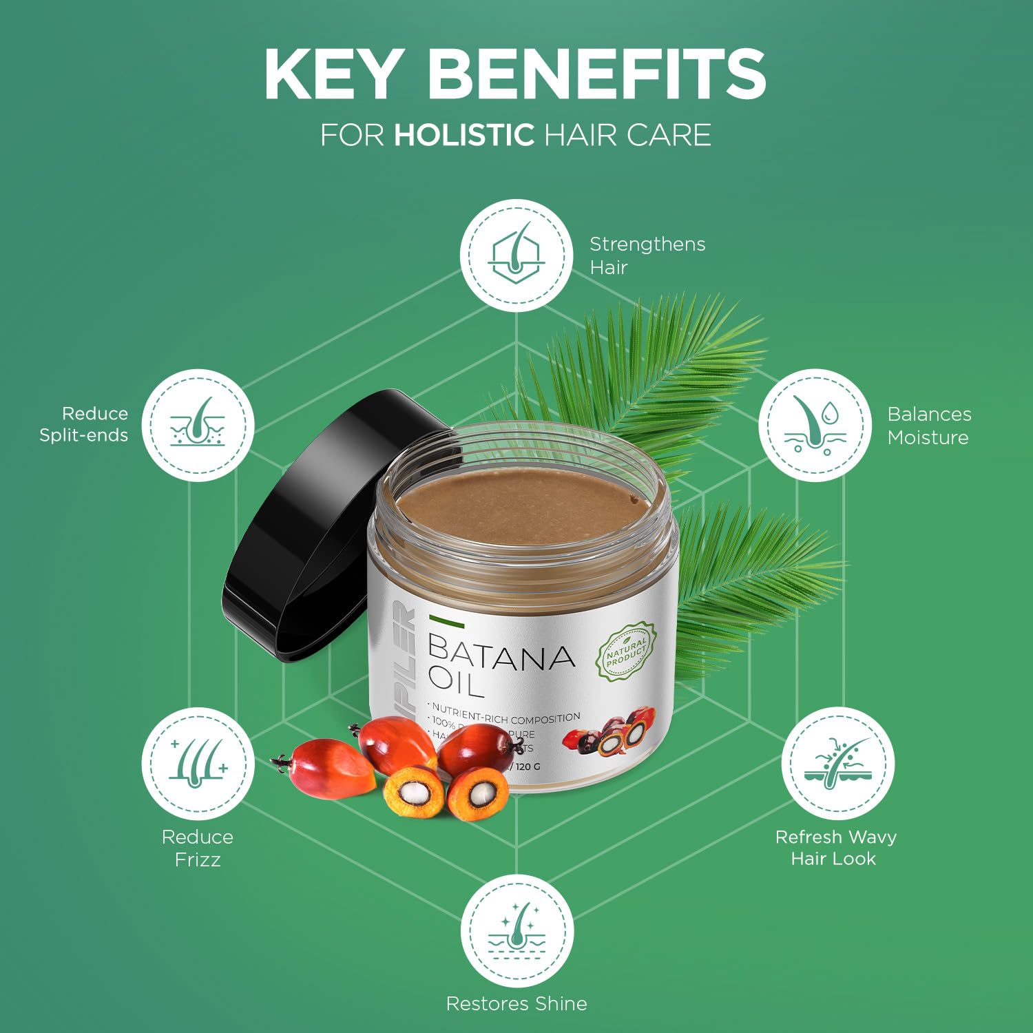 AIPILER Batana Oil Paste - Pure and Raw Honduras Oil Pre or Post - AIPILER Official Product View 5