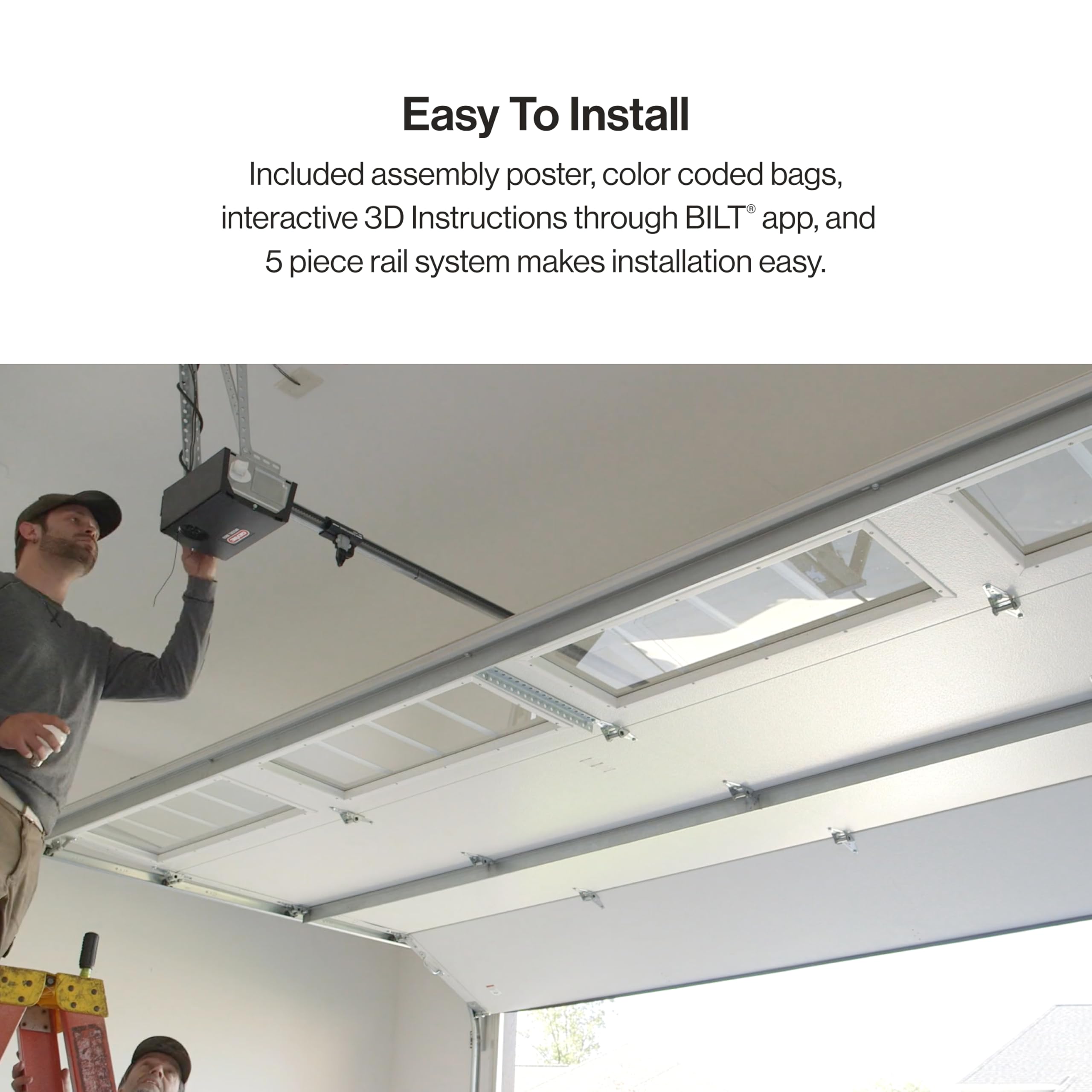 Genie StealthDrive Connect Smart Belt Drive Garage Door Opener, 7 - Genie Official Product View 9