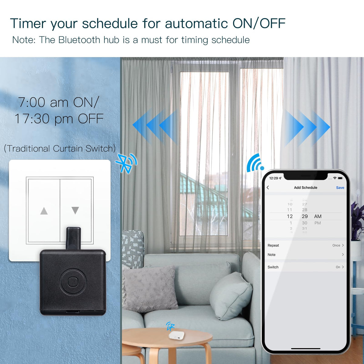 MOES Fingerbot Plus Smart Button Pusher Touch Control No - MOES Official Imagery - 6