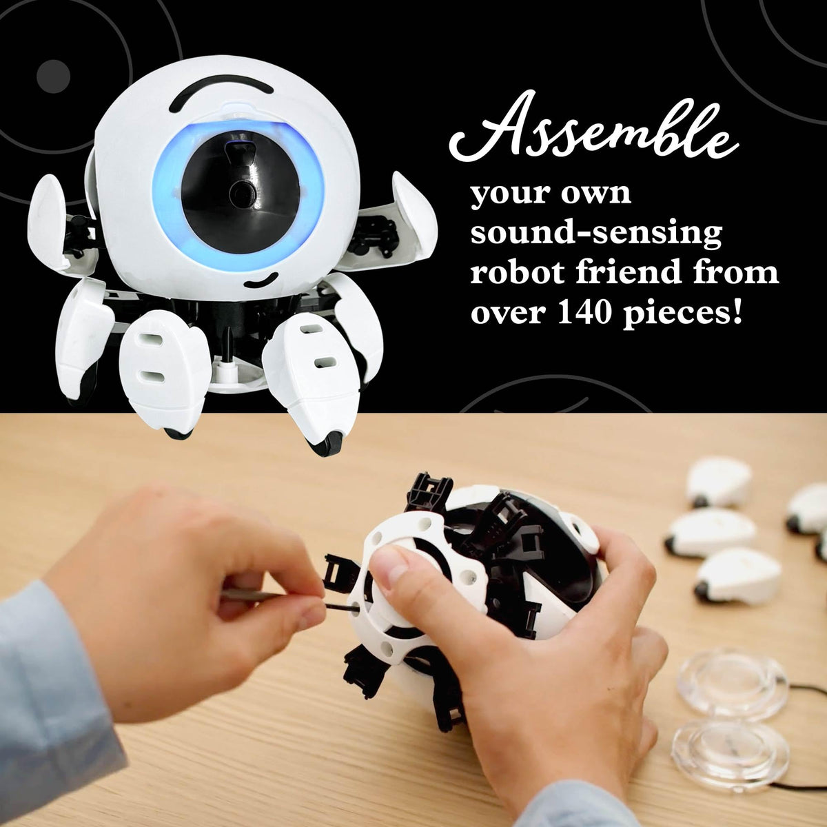 Thames Kosmos Hero Sound Sensing Robot STEM Experiment Kit - Premium Selection Official Imagery - 3
