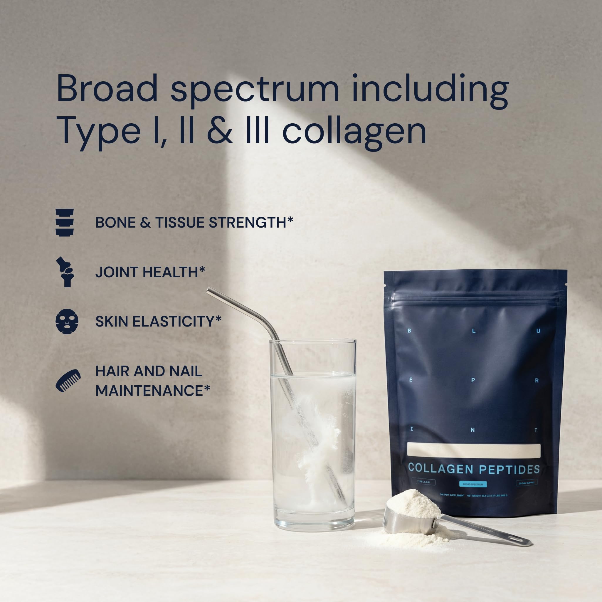 Blueprint Bryan Johnson Hydrolyzed Collagen Peptides Powder - Blueprint Bryan Johnson Official Imagery - 6