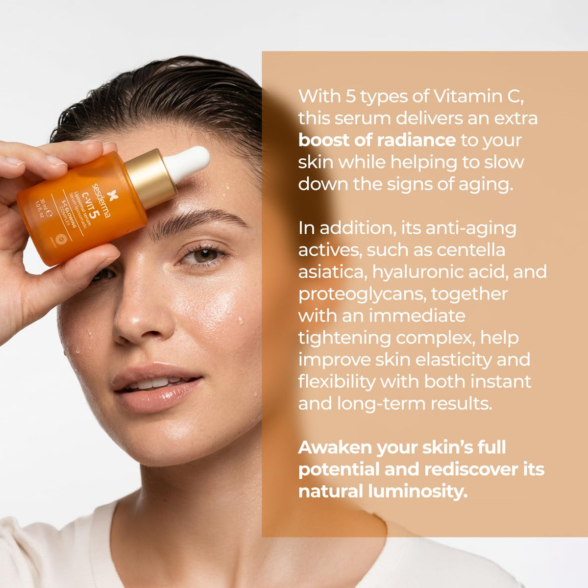Sesderma C VIT 5 Fusion Vitamin C Serum Boosted Hydration - Premium Selection Official Imagery - 8