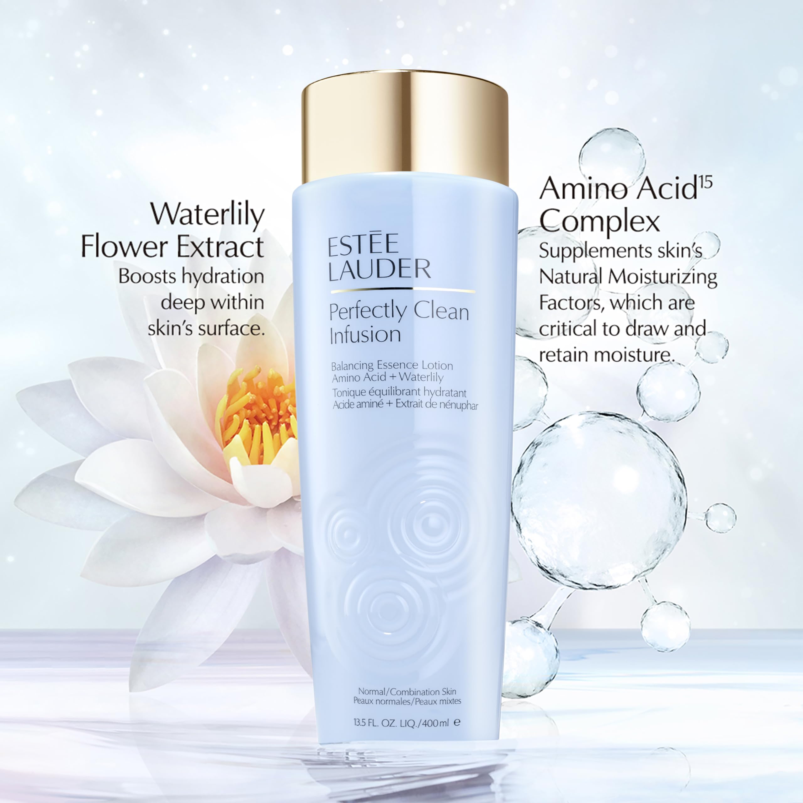 Est e Lauder Perfectly Clean Infusion Balancing Skin Essence - Premium Selection Official Imagery - 4