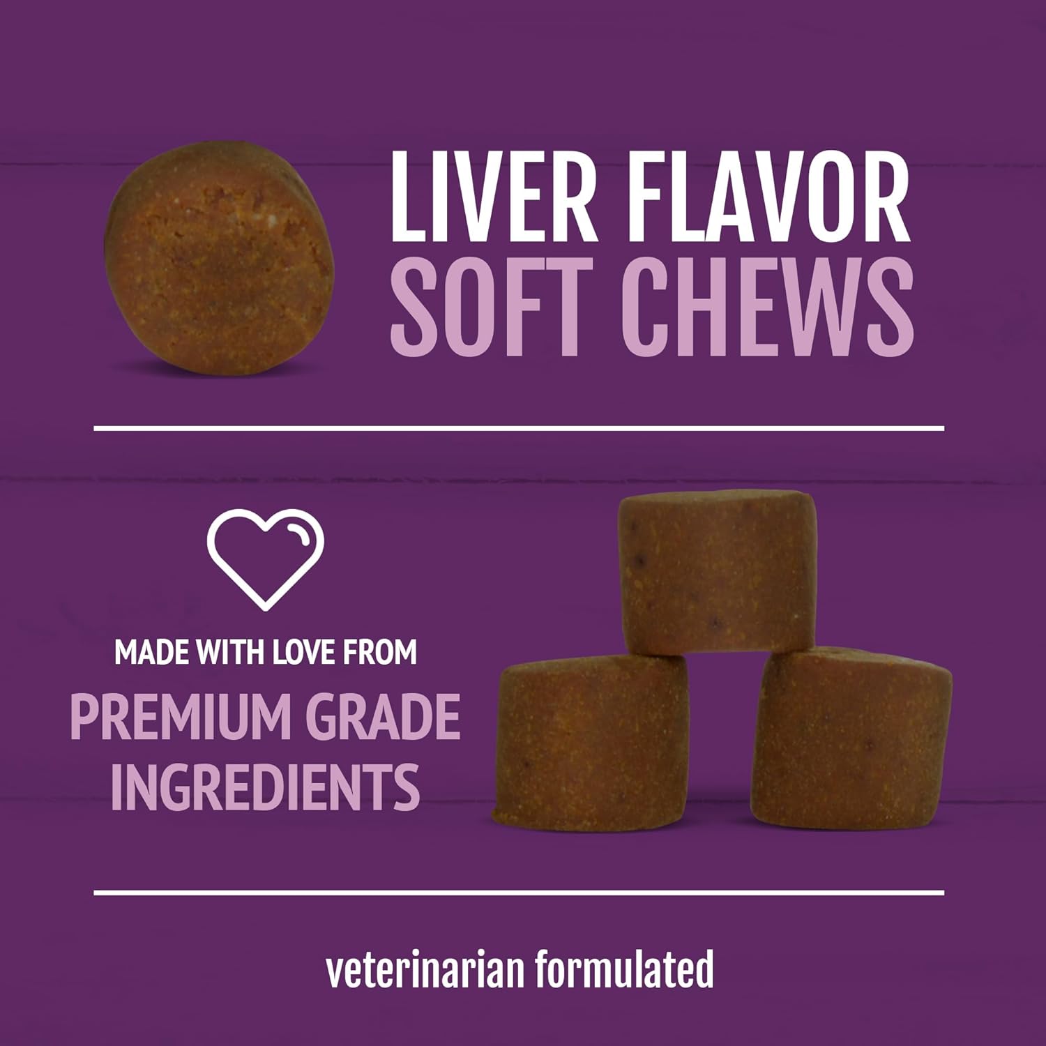 PetNC Natural Care Hip & Joint Mega Soft Chews for dogs, showing the soft, chewable treats in a clear bag.