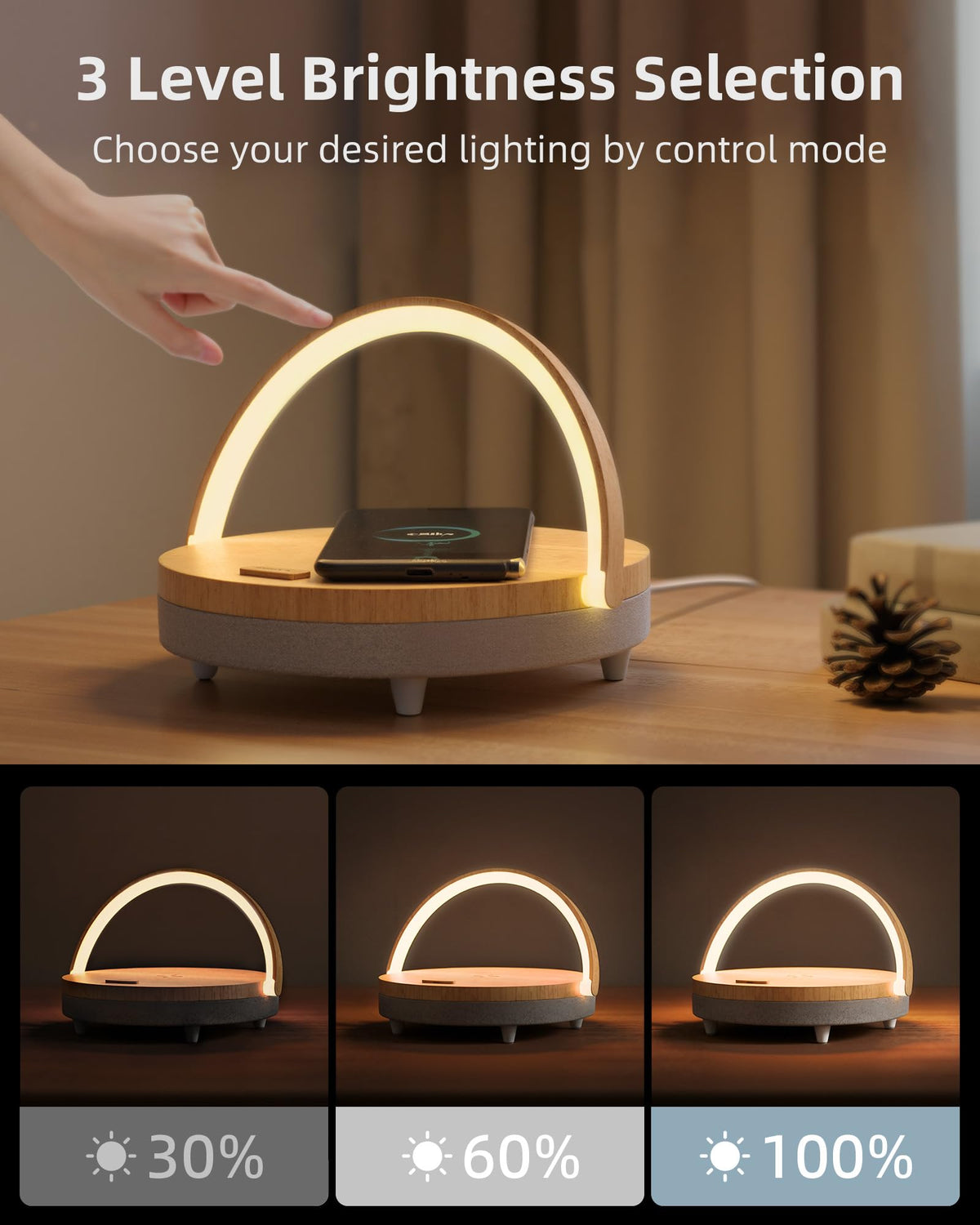 EZVALO Birthday Gifts for Women Music Table Lamp with - EZVALO Official Imagery - 5