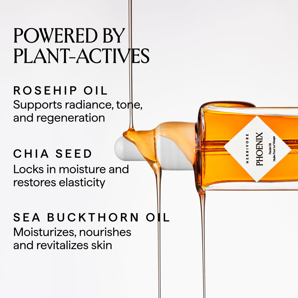 HERBIVORE Phoenix Rosehip Face Oil - Premium Selection Official Imagery - 4