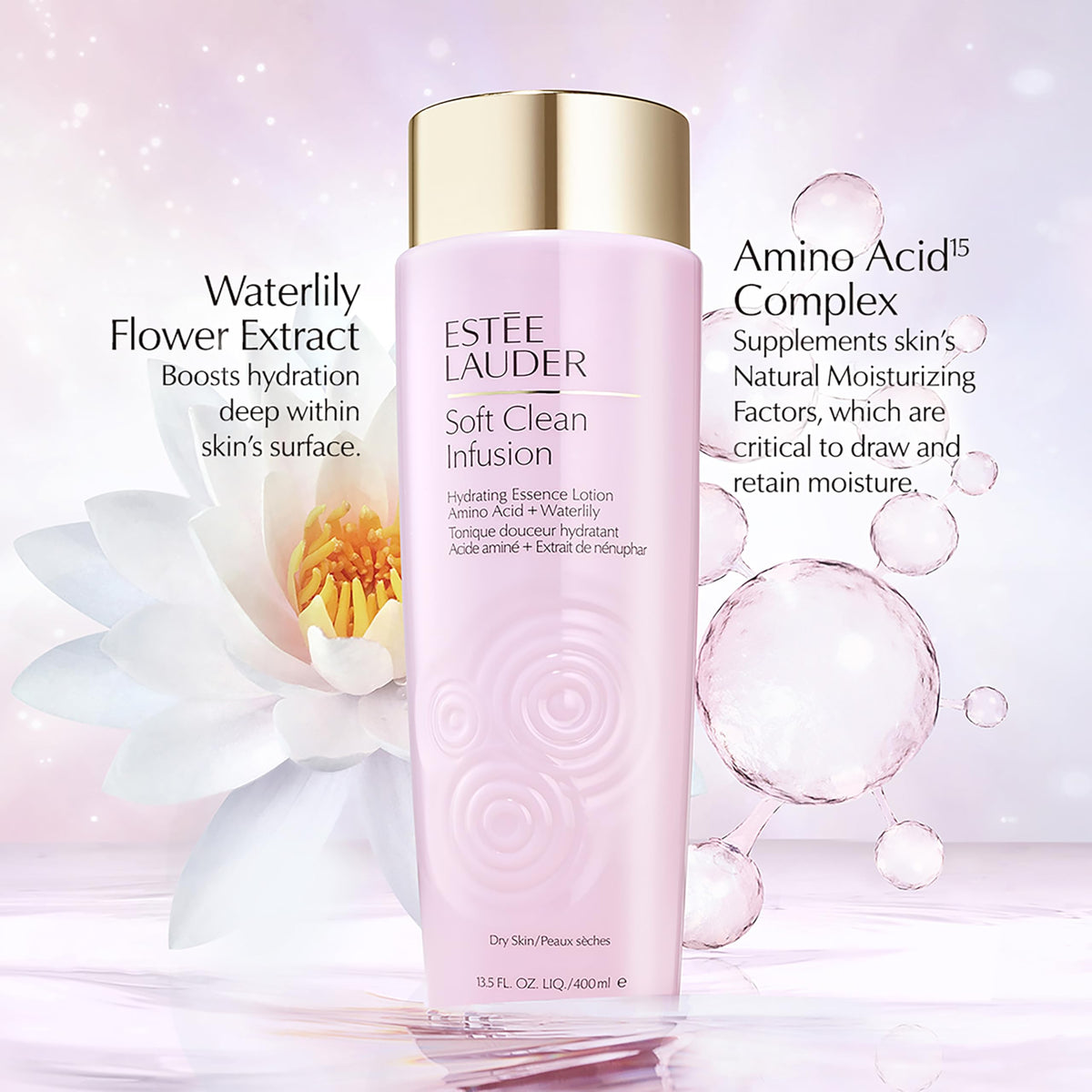 Est e Lauder Soft Clean Infusion Hydrating Skin Essence Face - Premium Selection Official Imagery - 3