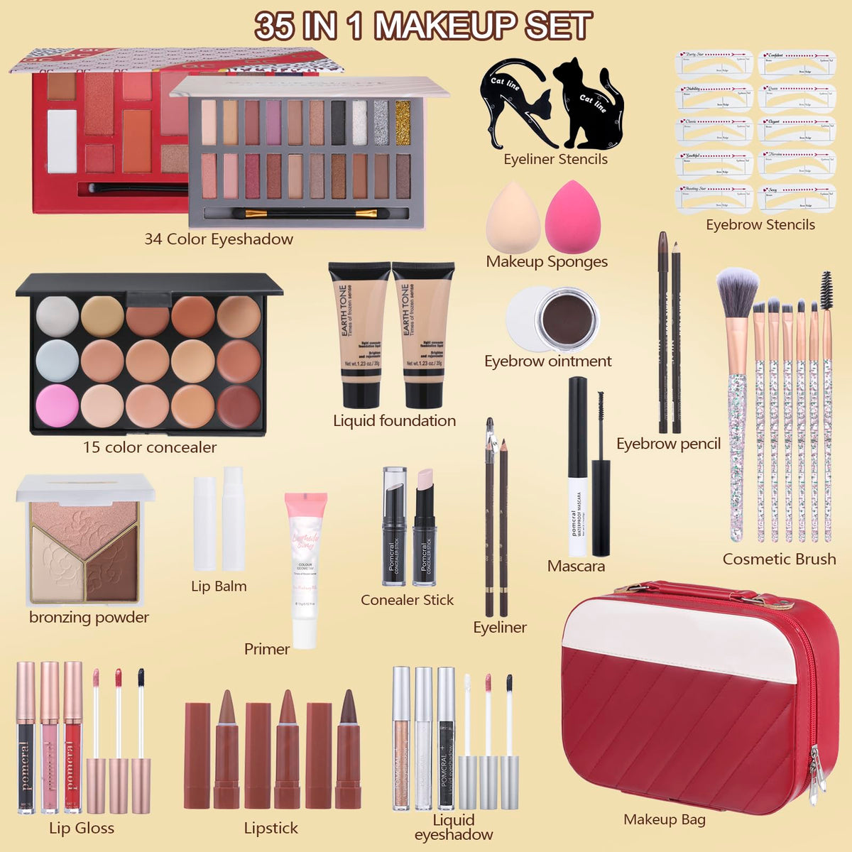 Makeup Kit For Women Girls Makeup Set For Teens beginners - pomcral Official Imagery - 3