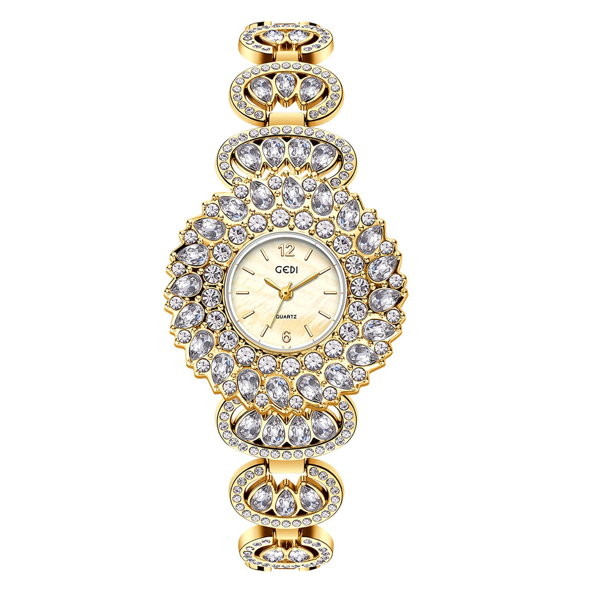 Gosasa Dainty Women s Crystal Bracelet Watch Elegnat Dress - Gosasa Official Imagery - 7