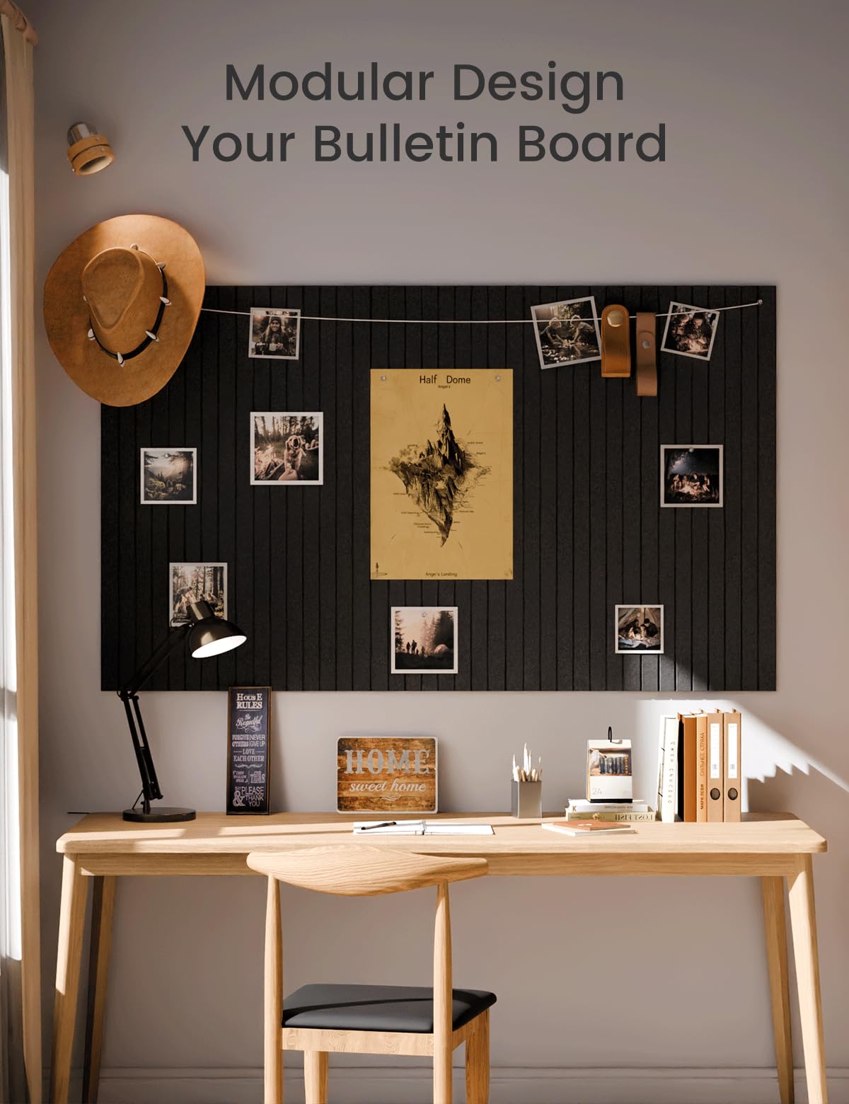 48 x 36 Large Felt Bulletin Board Black - Fluxynara Official Imagery - 7