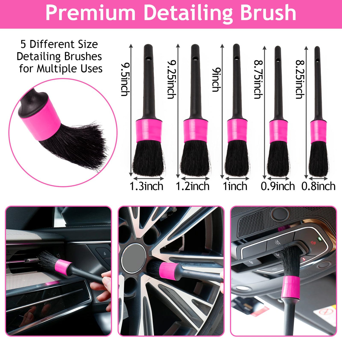 THINKWORK Car Detailing Kit Interior Windshield Cleaner Tool - THINKWORK Official Imagery - 4
