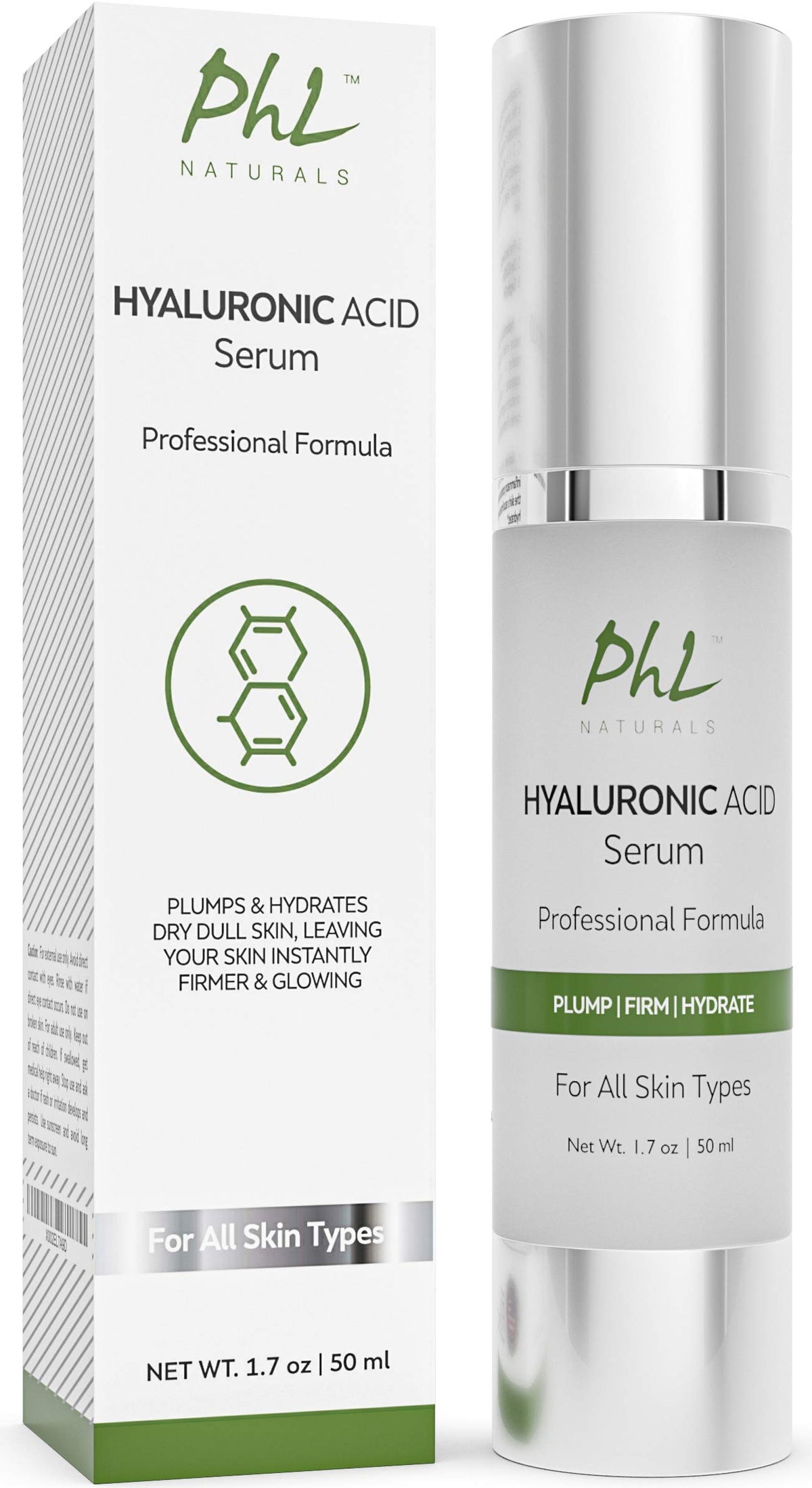 Hyaluronic Acid Serum for Face - PHL Naturals Official Imagery - 2
