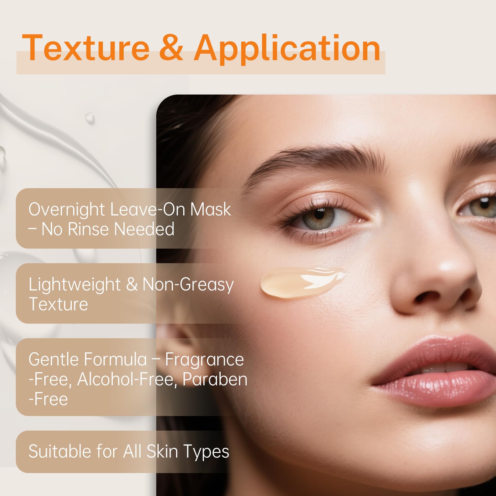 Turmeric Face Mask, Overnight Wrapping Facial Mask with Vitamin - realori