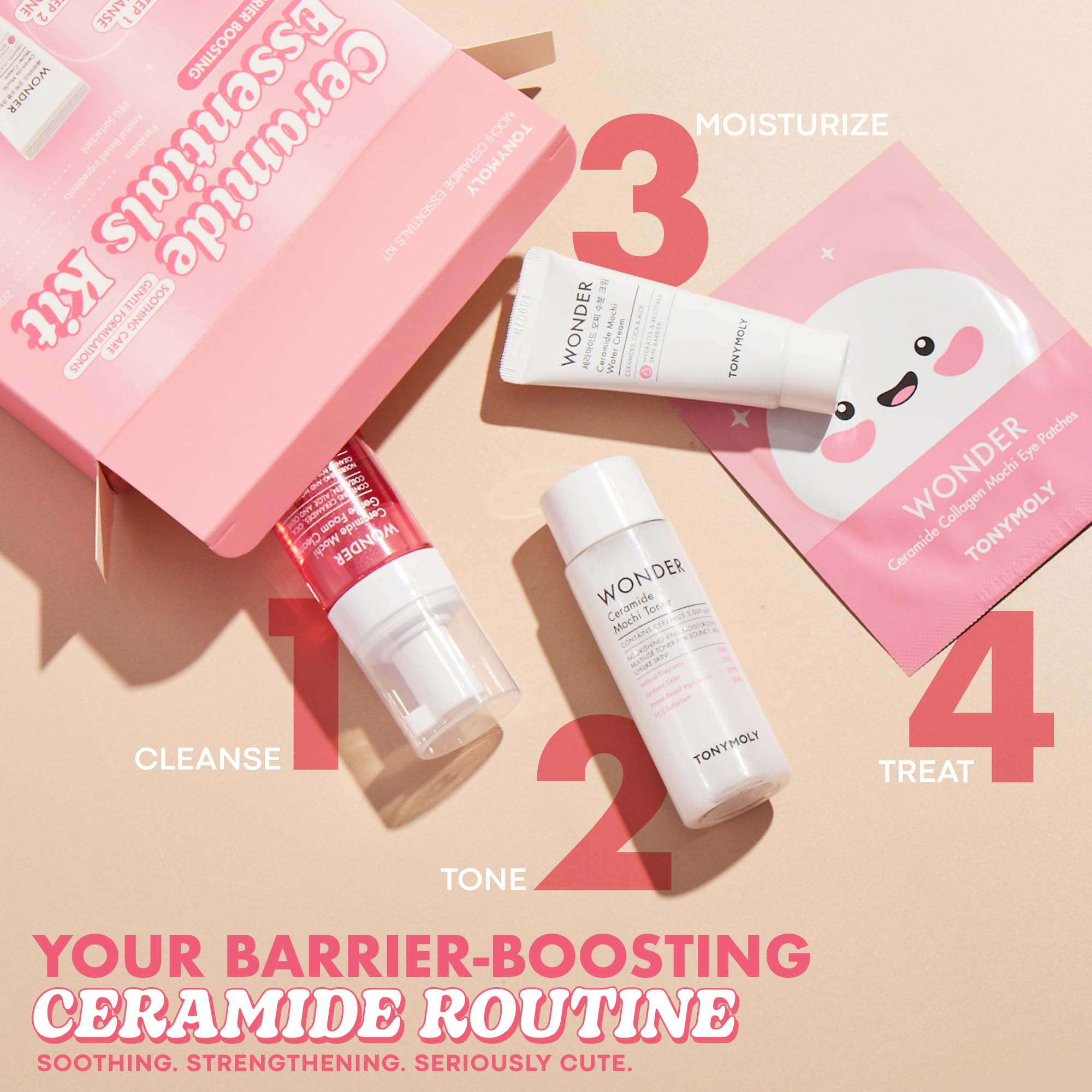 TONYMOLY Wonder Ceramide Mochi Essentials Set - TONYMOLY
