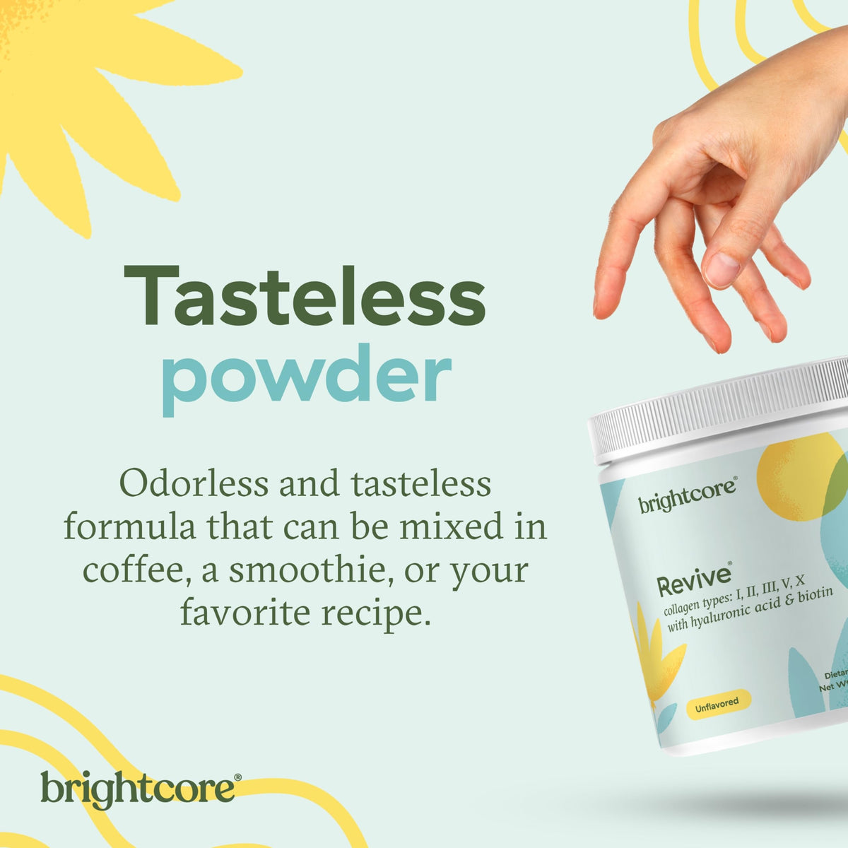 Revive Multi Collagen Protein Powder with Vitamin C - Brightcore Official Imagery - 5