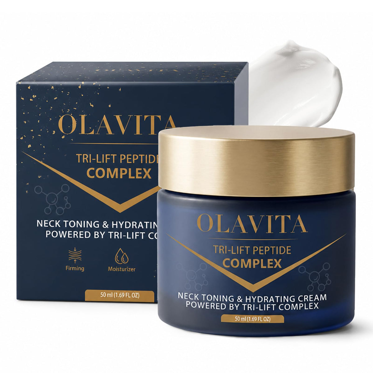 Olavita Tri Lift Peptide Complex Cream Anti Aging Face - Quorvix Official Imagery - 2